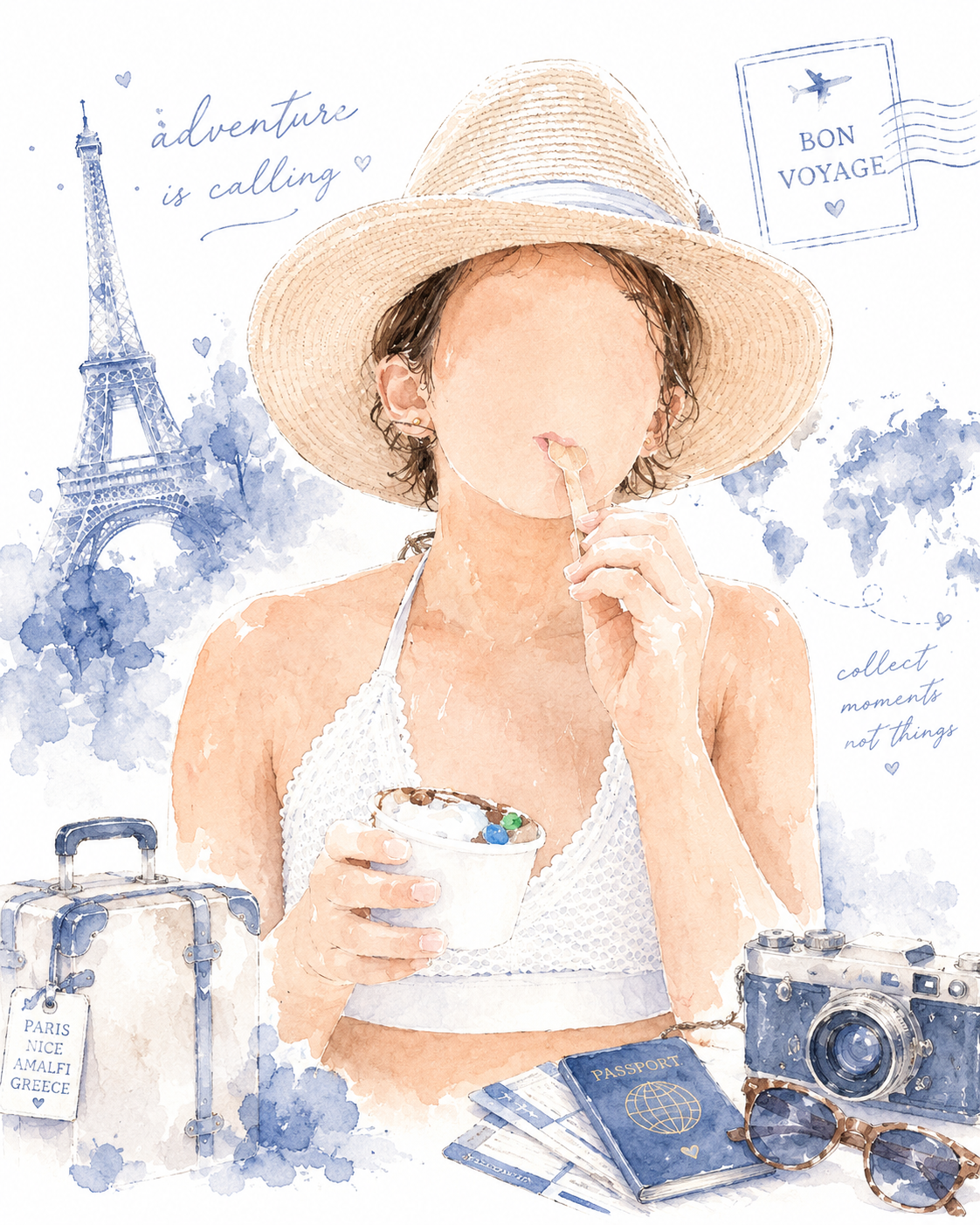 Paris dream illustration